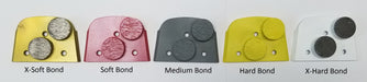 Slide-Mag Round Segment Diamond Tooling – versatile options for grinders and polishers