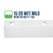 Easy Squeegee Blade – efficient for 15–20 mil WTF applications