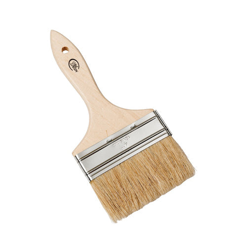 4-inch White Bristle Chip Brush – ideal for trimming corners and edges in epoxy work