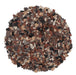  1/4" Robin flake color blend in a sample pile showing earthy reds, browns, grays, and black.